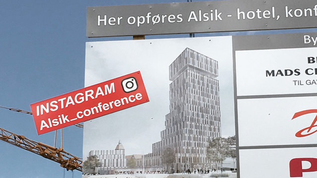 Follow the construction at Alsik_conference