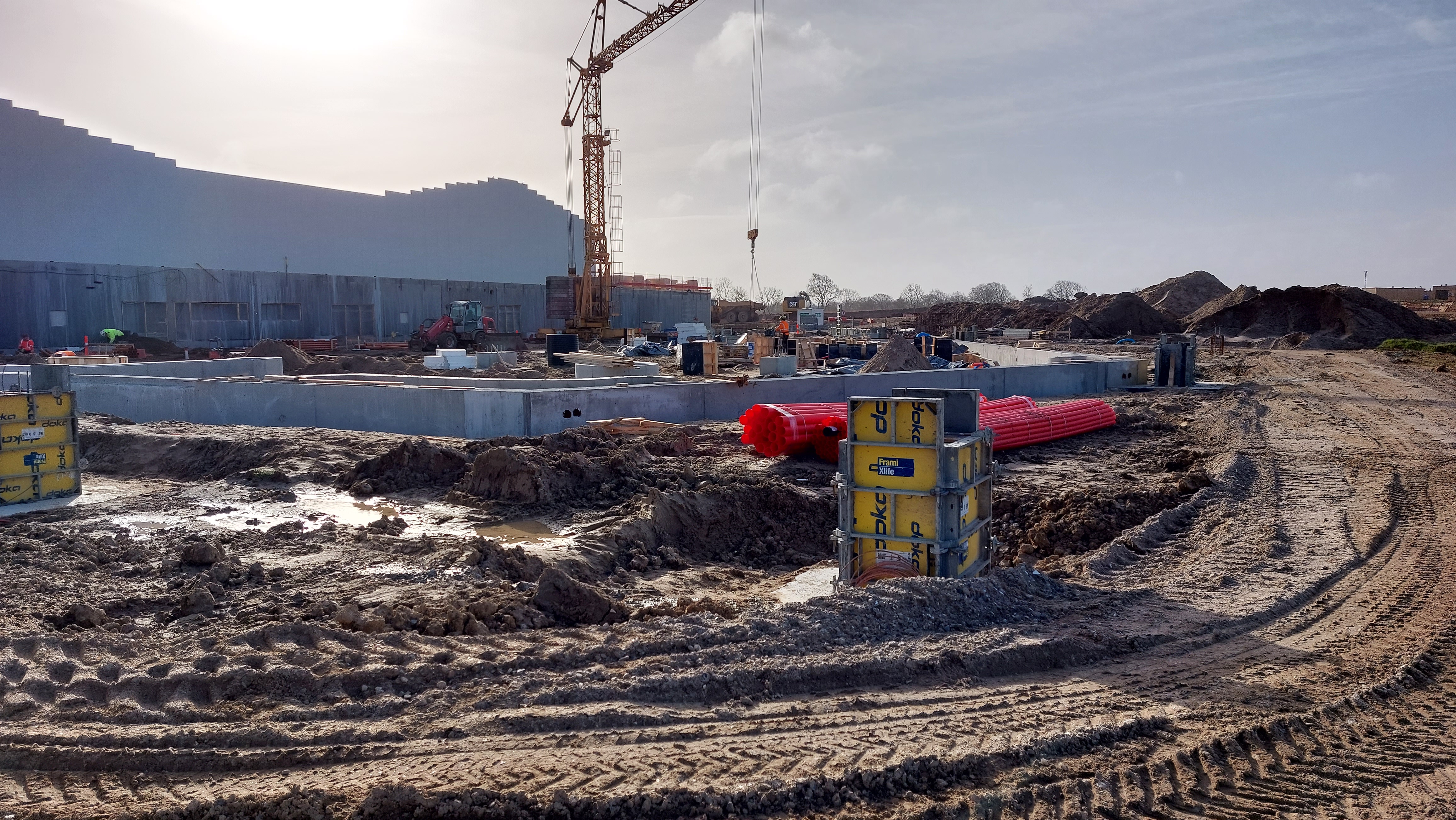Construction of the Nordborg Resort, January 2023